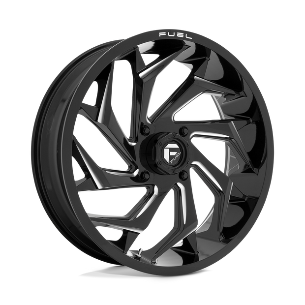 Fuel UTV D753 Reaction UTV 20x7 4x137 GL-BLK-MIL - D7532070A644