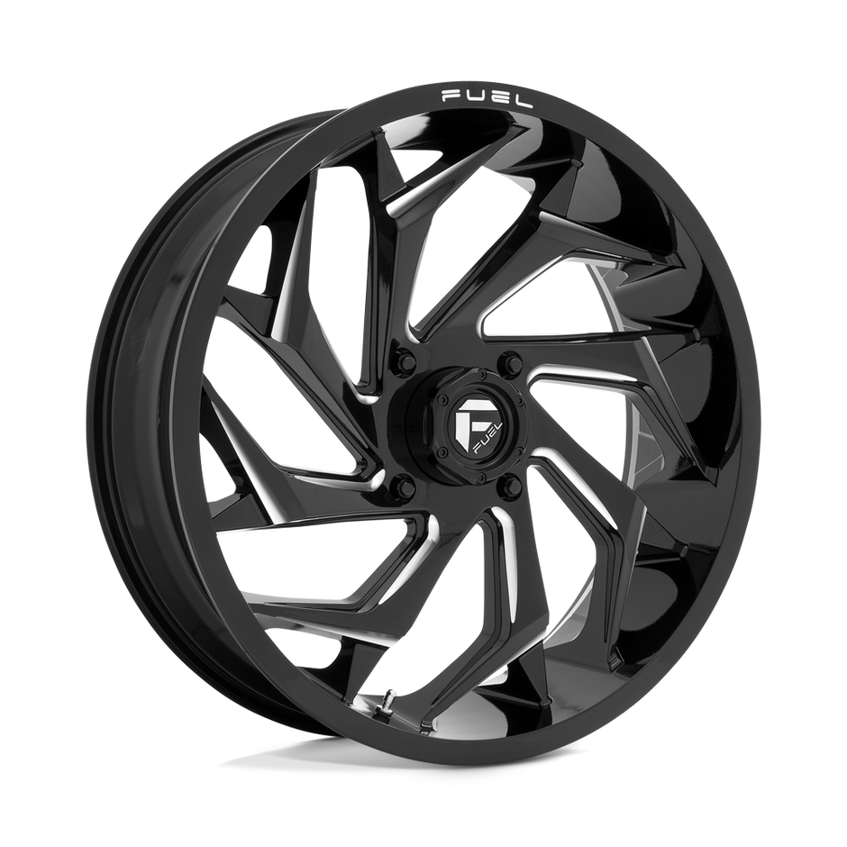 Fuel UTV D753 Reaction UTV 20x7 4x156 GL-BLK-MIL - D7532070A544