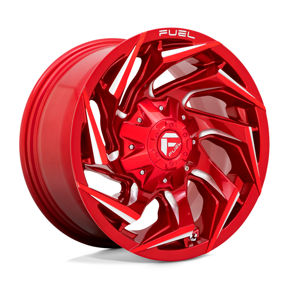 Fuel 1PC D754 Reaction 22x10 8x165.1 GL-RED-MIL - D75422008247