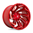 Fuel 1PC D754 Reaction 22x12 8x170 GL-RED-MIL - D75422201747