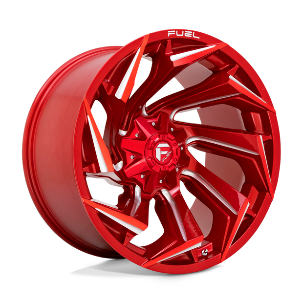 Fuel 1PC D754 Reaction 22x12 8x170 GL-RED-MIL - D75422201747
