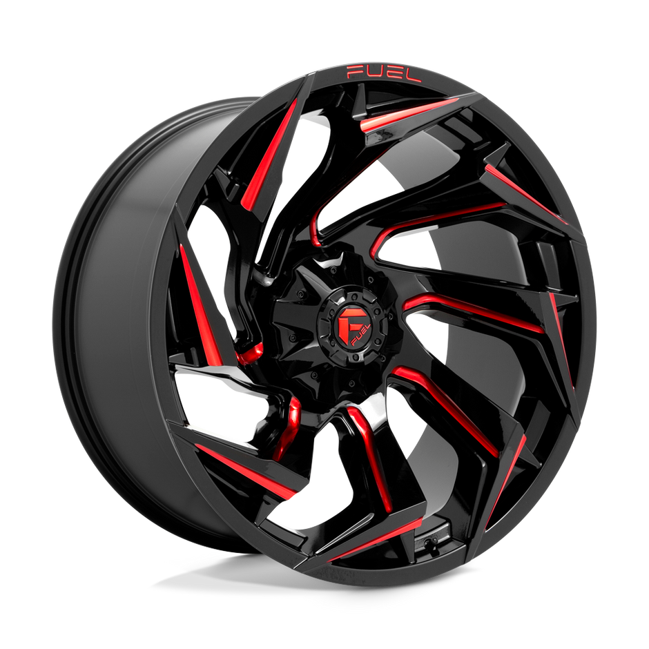 Fuel 1PC D755 Reaction 24x12 8x170 GL-BLK-MIL-RTTC - D75524201747
