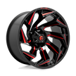 Fuel 1PC D755 Reaction 24x12 8x170 GL-BLK-MIL-RTTC - D75524201747