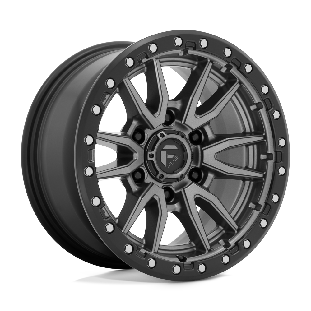 Fuel 1PC D680 Rebel 16x8 6x139.7 MT-GNMTL-BBR - D68016808445