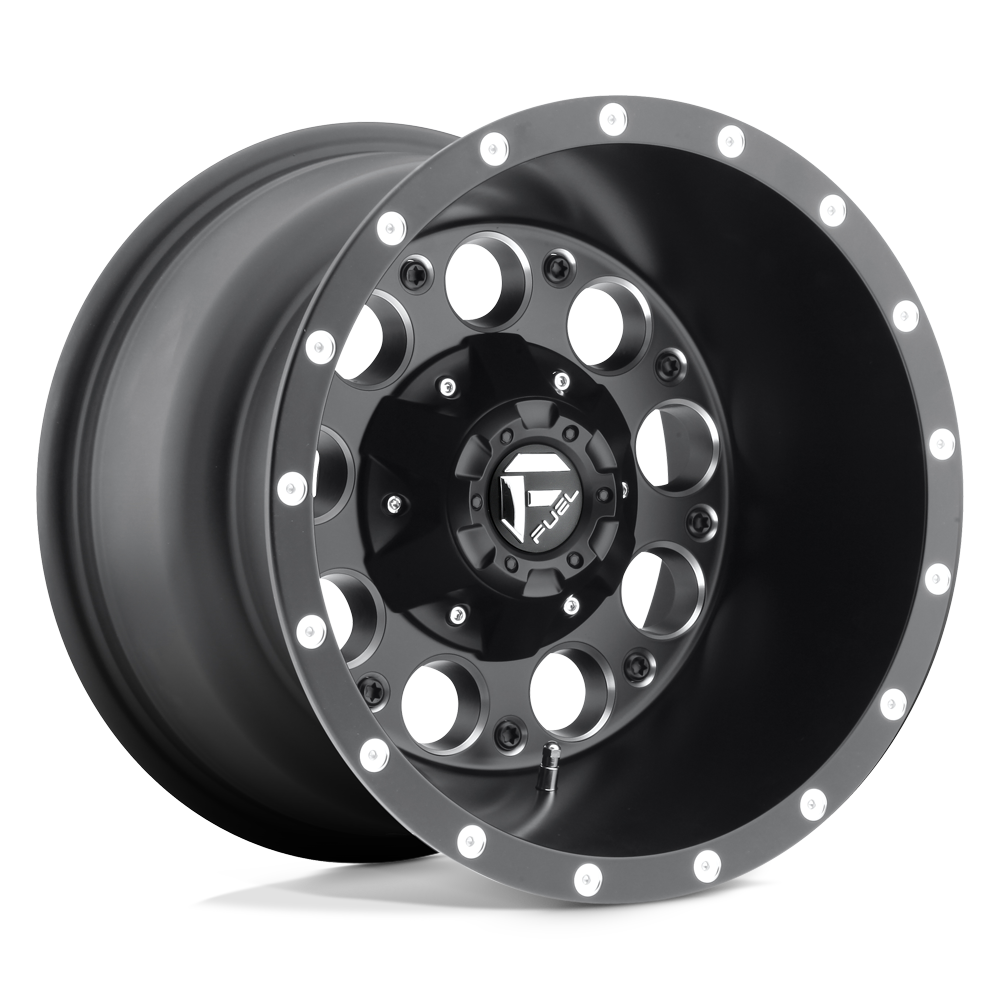 Fuel 1PC D525 Revolver 15x10 6x139.7 MT-BLK-MIL - D52515008337