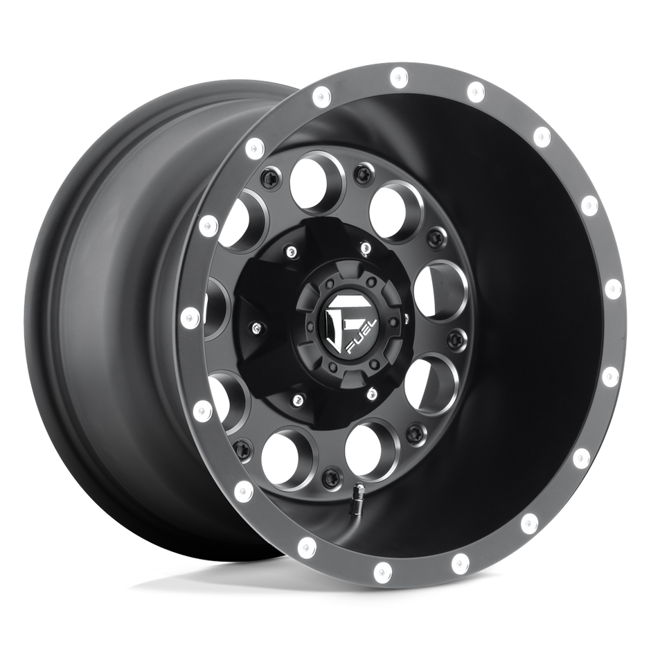 Fuel 1PC D525 Revolver 15x10 6x139.7 MT-BLK-MIL - D52515008337