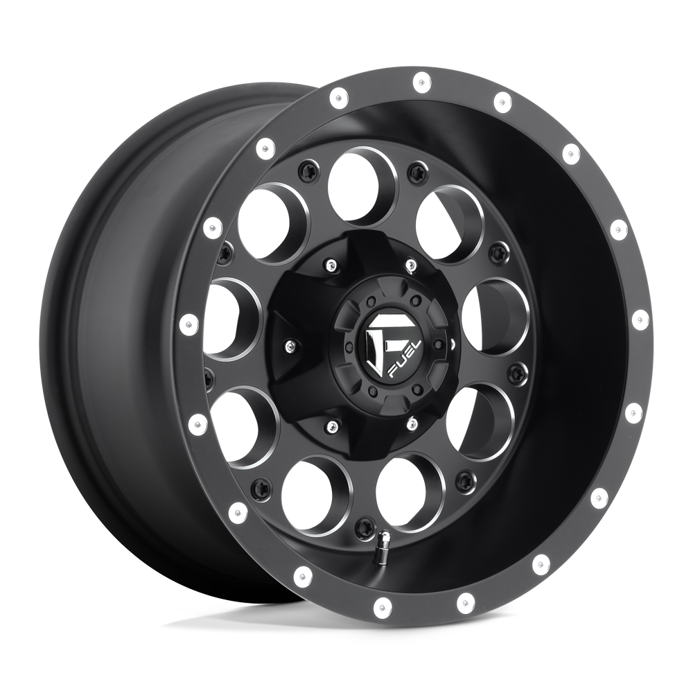 Fuel 1PC D525 Revolver 15x8 6x139.7 MT-BLK-MIL - D52515808337