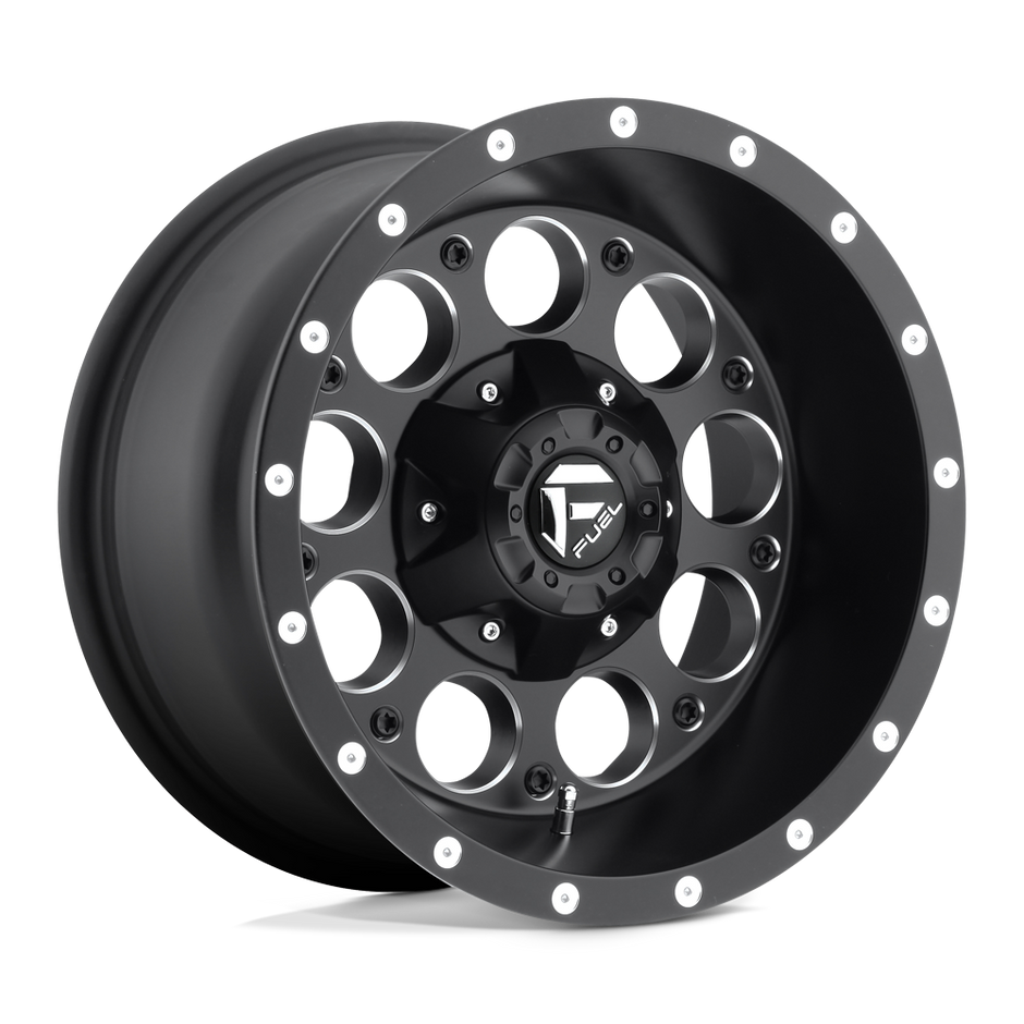 Fuel 1PC D525 Revolver 15x8 6x139.7 MT-BLK-MIL - D52515808337
