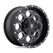 Fuel 1PC D525 Revolver 17x9 5x127/5x139.7 MT-BLK-MIL - D52517905745