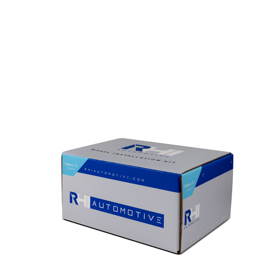 12x1.25 Closed End Bulge Acorn (18 Point) Et 6 Lug 1.62" Black 20 Lugs, 4 Locks, 1 Key - 8447K6ET-B