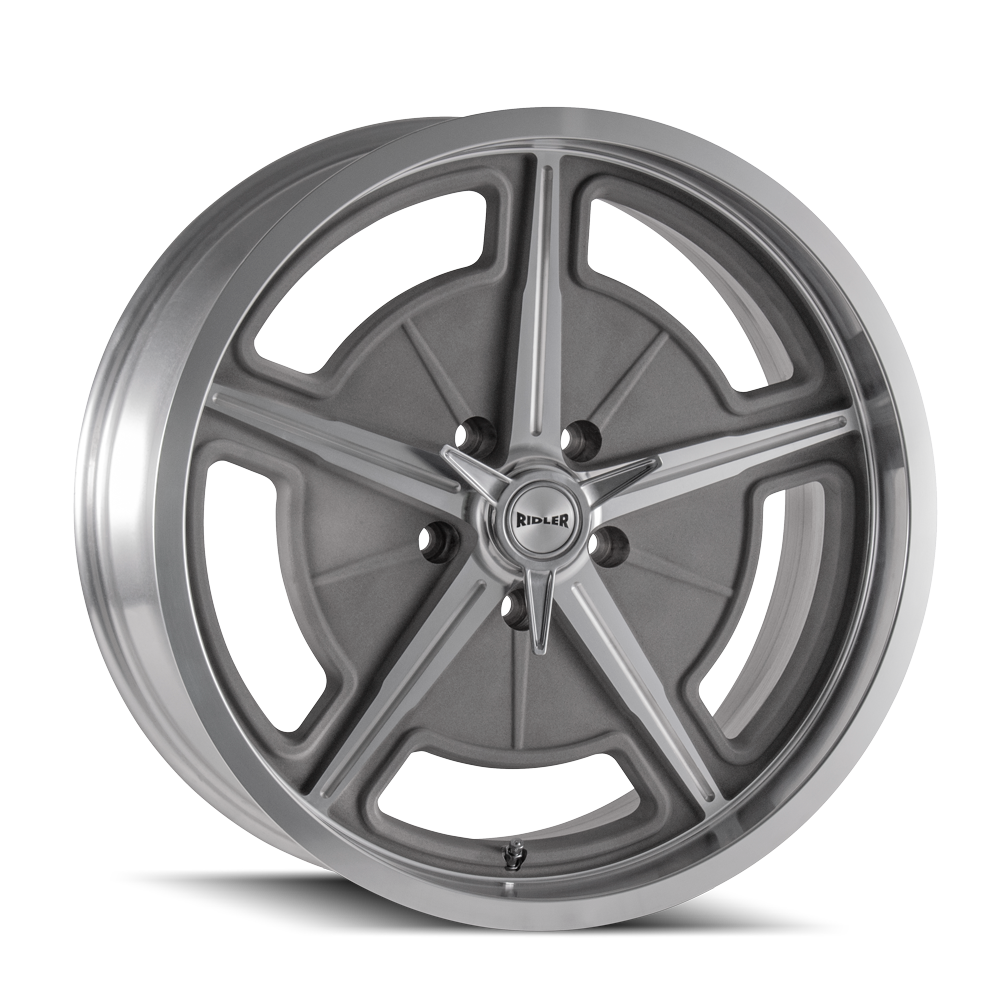 RIDLER TYPE 605 MACHINED SPOKES W/DEEP LIP 18X8 5-120.65 0MM 83.82MM