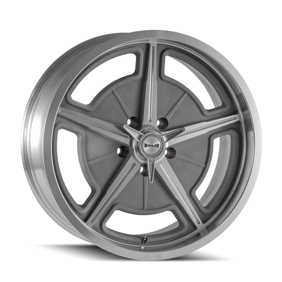 RIDLER TYPE 605 MACHINED SPOKES W/DEEP LIP 18X8 5-120.65 0MM 83.82MM