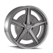 Ridler 605 Matte As-Cast Machined 18x9.5 5-120.65 0mm 83.82mm - 605-8961GM