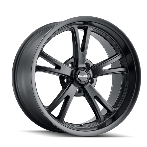 Ridler 606 Matte Black 22x10.5 5-115 25mm 72.62mm - 606-22164MB