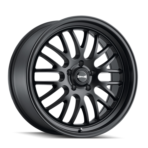 RIDLER TYPE 607 MATTE BLACK 20X10.5 5-114.3 40MM 72.6MM