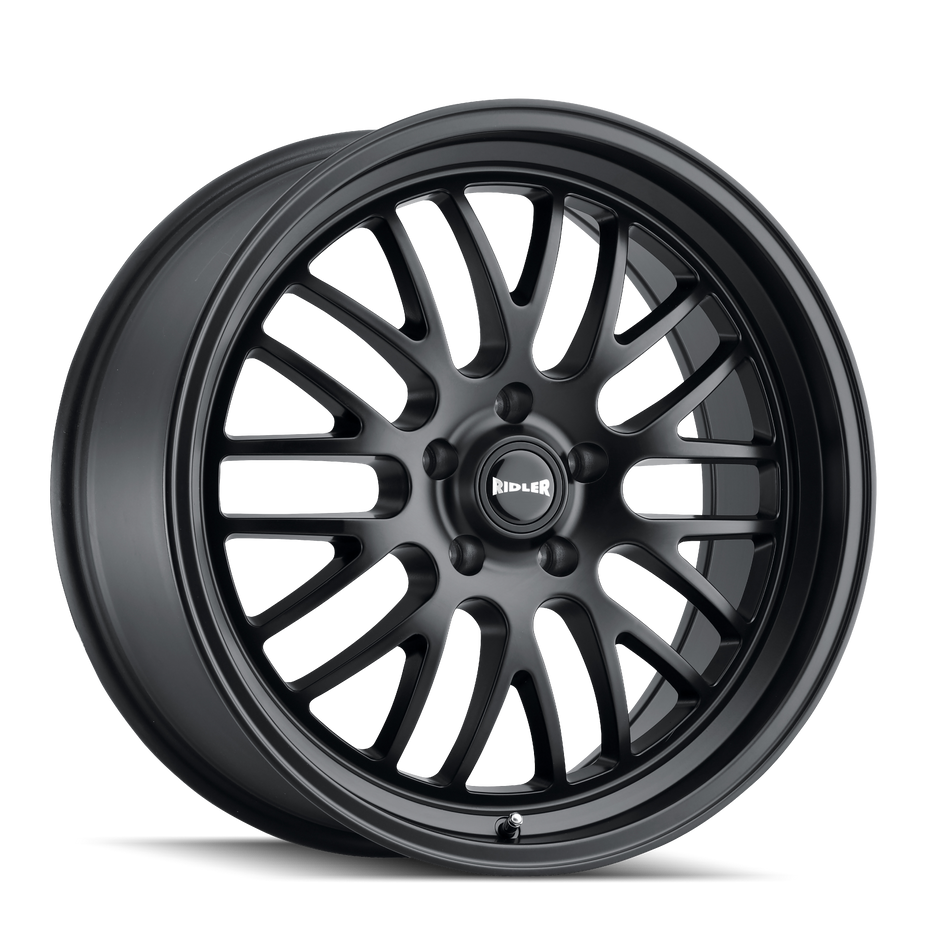 RIDLER TYPE 607 MATTE BLACK 18X9.5 5-120.65 6MM 83.82MM
