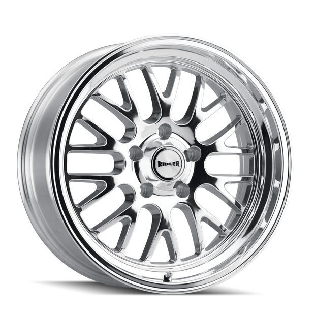 RIDLER TYPE 607 POLISHED 18X9.5 5-120.65 6MM 83.82MM