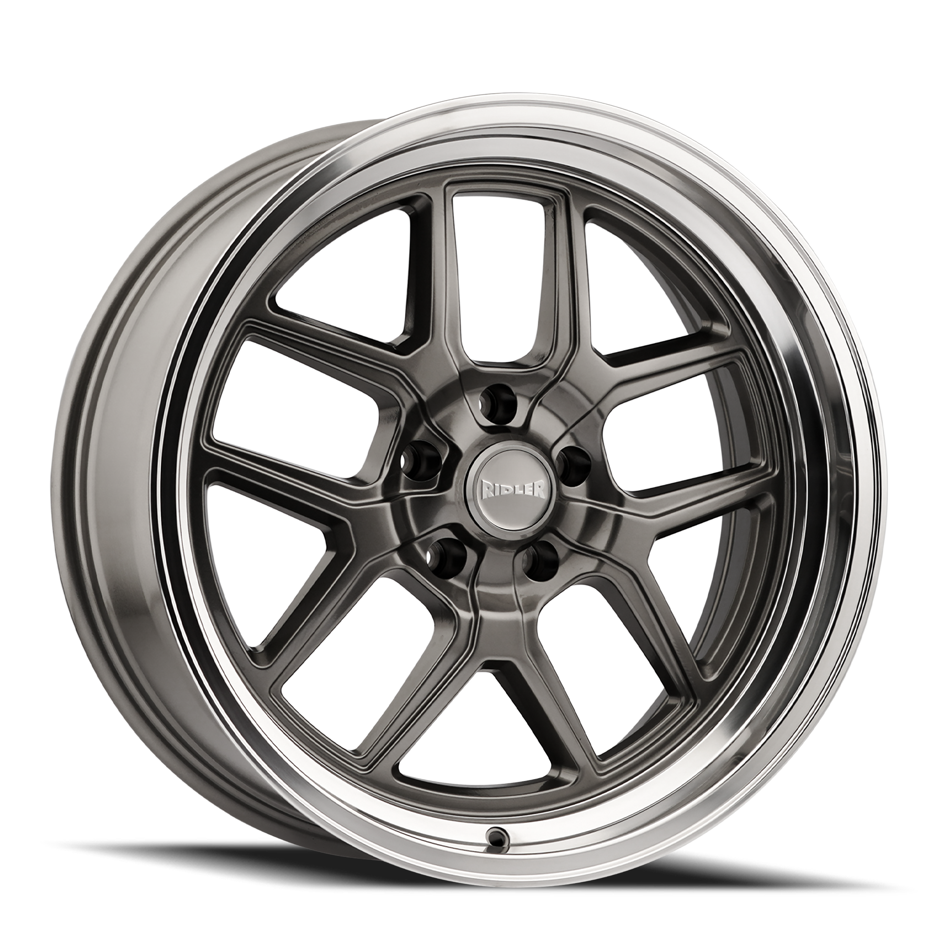 RIDLER 610 610 GREY/POLISHED LIP 17X8 5-114.3 0MM 83.82MM