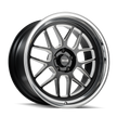 RIDLER 611 611 GLOSS BLACK/MILLED WITH DIAMOND CUT LIP 17X8 5-114.3 0MM 83.82MM