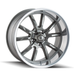 RIDLER TYPE 650 GREY/POLISHED LIP 20X10 5-120.65 0MM 83.82MM