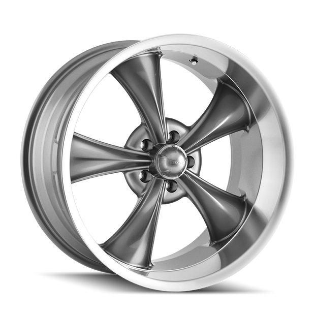 Ridler 695 Gloss Grey Machined 20x10 5-120.65 0mm 83.82mm - 695-2161G