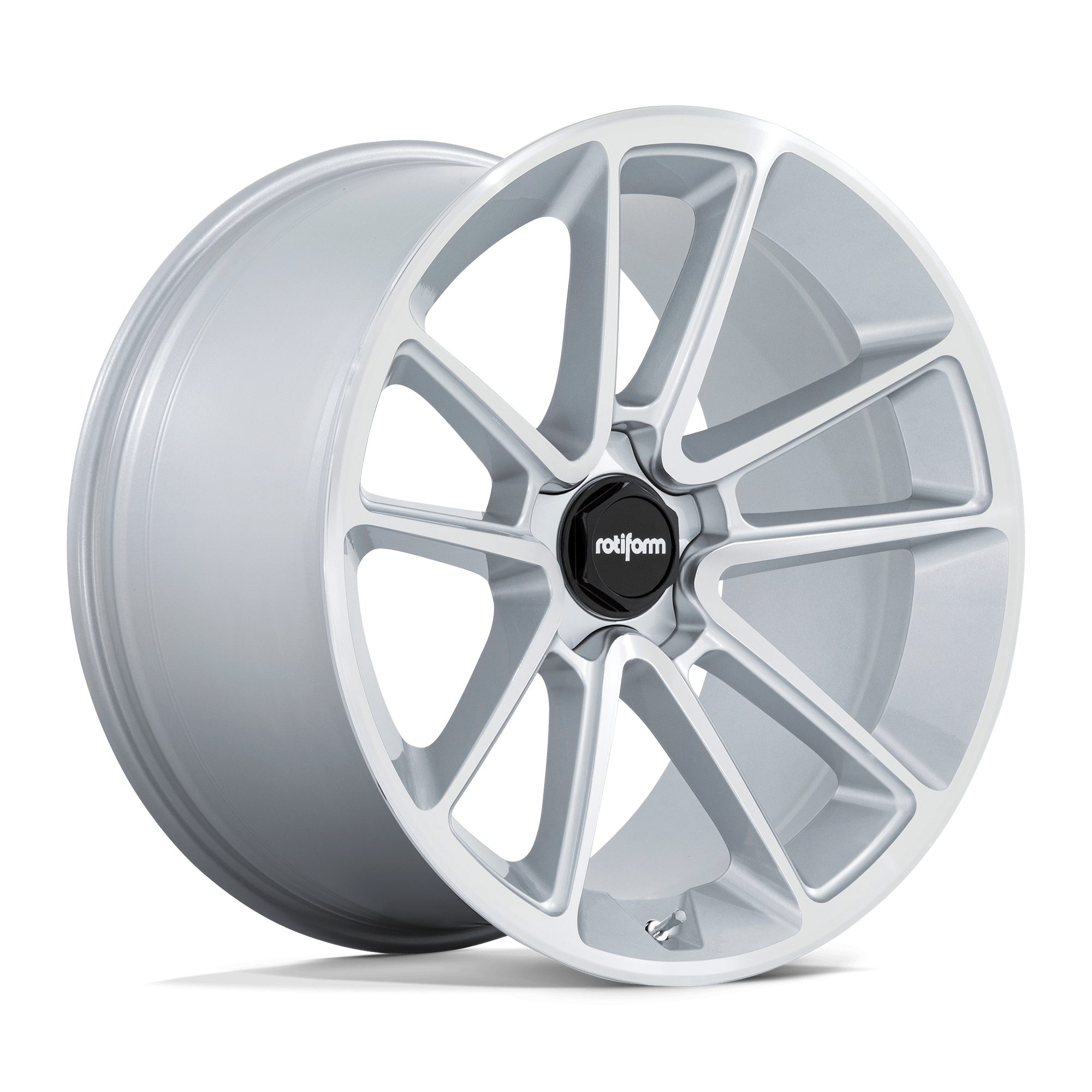 Rotiform R192 Btl 22x12 5x120 GL-SLV-MACH-FC - R192222011+15