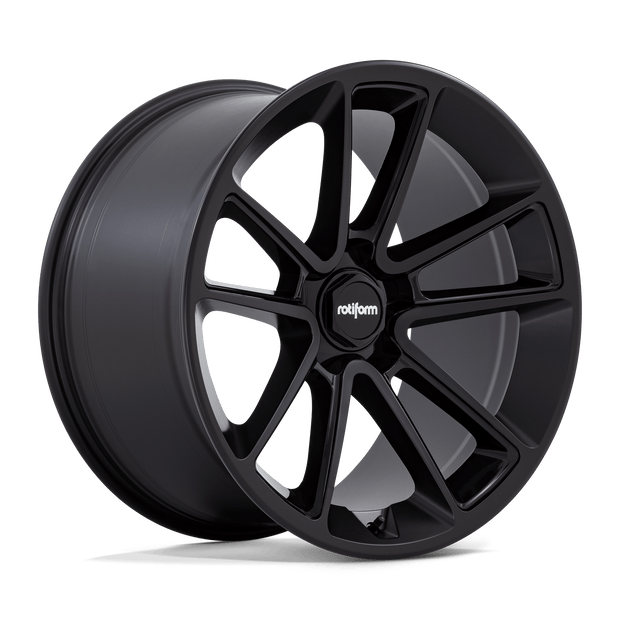 Rotiform R194 Btl 22x12 5x112 MT-BLK-BLK-CAP - R194222044+35