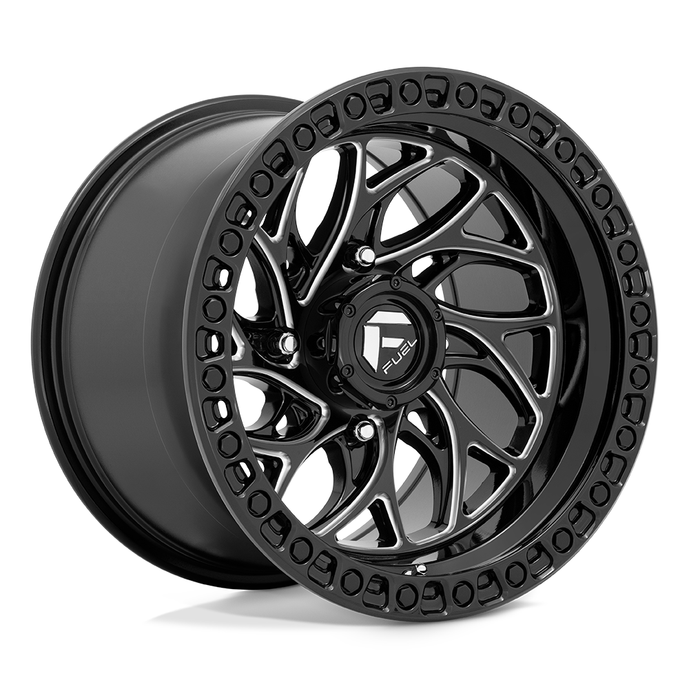 Fuel UTV D741 Runner UTV 15x10 4x156 GL-BLK-MIL - D7411500A555