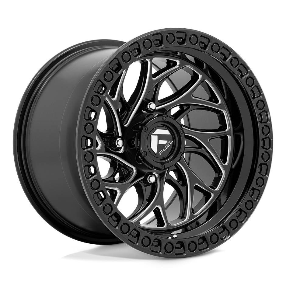 Fuel UTV D741 Runner UTV 15x10 4x156 GL-BLK-MIL - D7411500A555