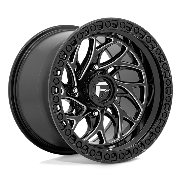 Fuel UTV D741 Runner UTV 15x10 4x156 GL-BLK-MIL - D7411500A555