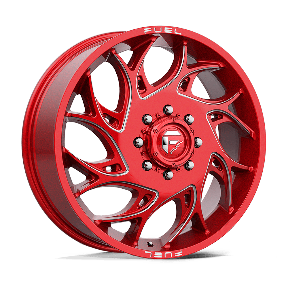 Fuel 1PC D742 Runner 22x8.25 8x165.1 GL-RED-MIL - D74222828D