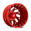 Fuel 1PC D742 Runner 22x8.25 8x210 GL-RED-MIL - D74222829335