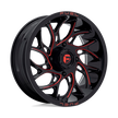 Fuel UTV D779 Runner UTV 20x7 4x156 G-BLK-MILL-RD - D7792070A544