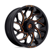Fuel UTV D780 Runner UTV 22x7 4x156 G-BLK-MILL-OR - D7802270A540