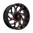 Fuel UTV D780 Runner UTV 20x7 4x156 G-BLK-MILL-OR - D7802070A544