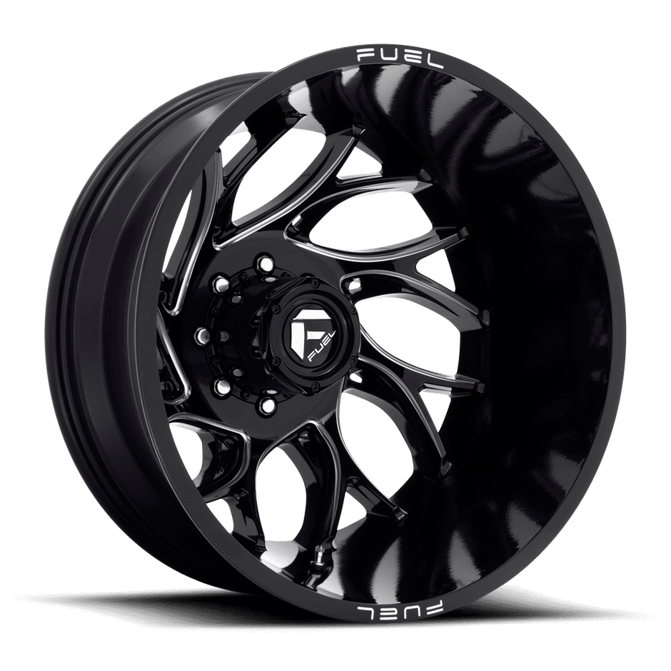 Fuel 1PC D741 Runner 22x8.25 8x200 GL-BLK-MIL - D74122829225