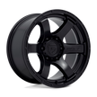 Fuel 1PC D766 Rush 18x9 6x139.7 S-BLK - D76618908445