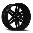 Vision Razor 22x10 6x135 -19mm Satin Black : 363-22036SB-19