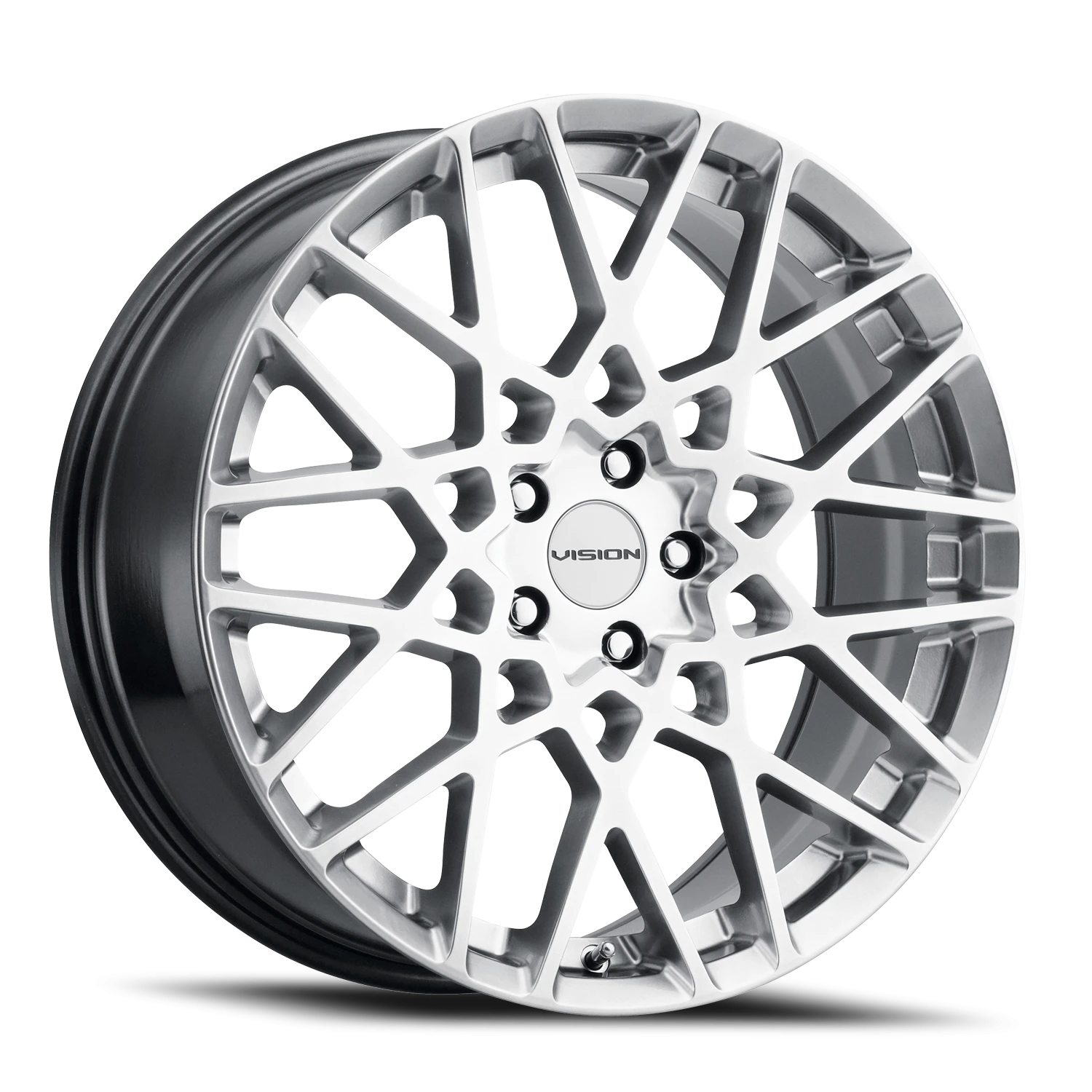 Vision Recoil 17x8 5x108 38mm Hyper Silver : 474-7831HS38