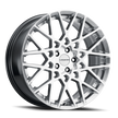 Vision Recoil 17x8 5x108 38mm Hyper Silver : 474-7831HS38