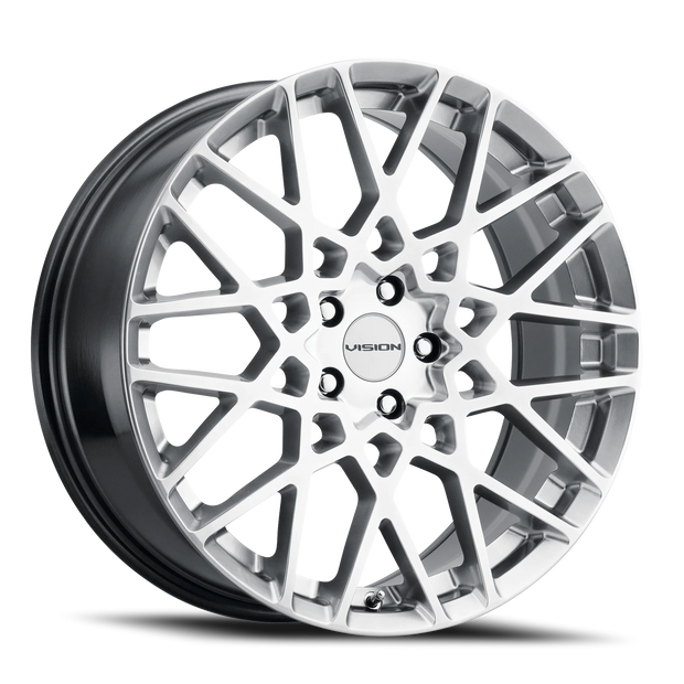 Vision Recoil 17x8 5x114.3 38mm Hyper Silver : 474-7865HS38