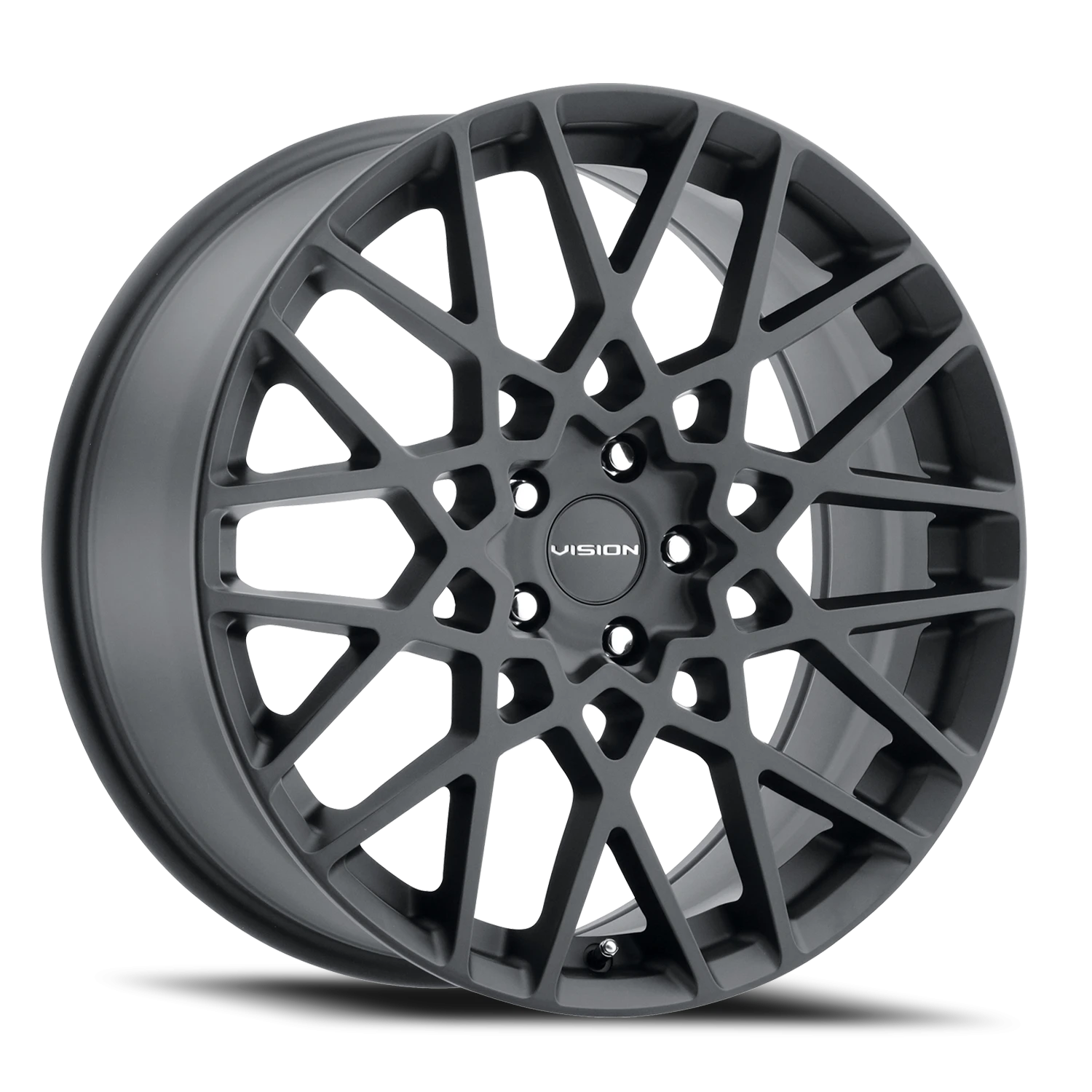 Vision Recoil 17x8 5x112 38mm Satin Black : 474-7845SB38