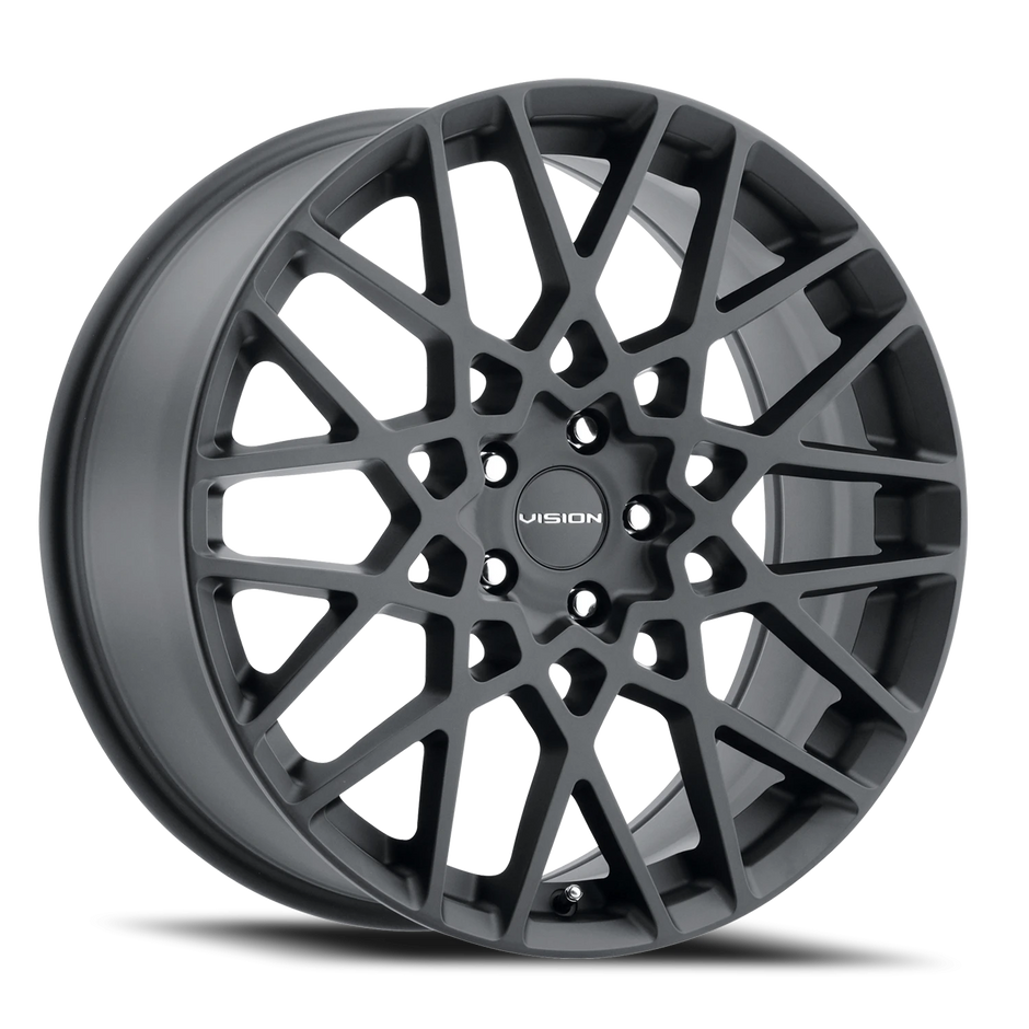 Vision Recoil 17x8 5x112 38mm Satin Black : 474-7845SB38