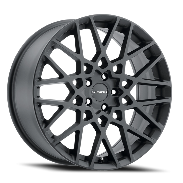 Vision Recoil 20x8.5 5x120 35mm Satin Black : 474-2812SB35
