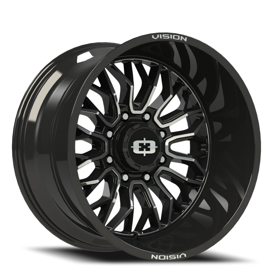 Vision Riot 18x9 8x170 -12mm Gloss Black Machined Face : 402-8970GBMF-12