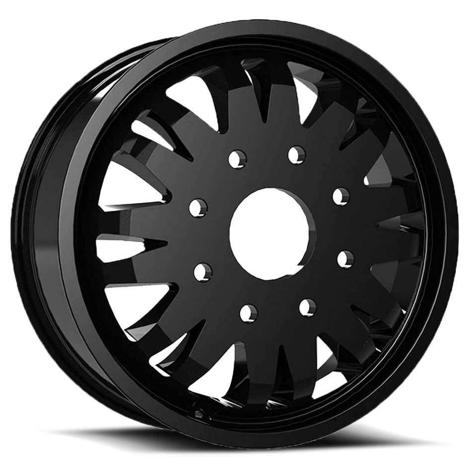 Vision Rival 20x8.25 8x170 109.8mm Satin Black (FITMENT '99 TO '04 FORD(STOCK AND LIFTED)) : 401H2870SBIRS