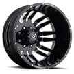 Vision Rival 20x8.25 8x170 -166.1mm Gloss Black Machined Face : 401H2870BMFRL