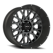 Vision Rocker 18x9 6x135 12mm Anthracite with Satin Black Lip (Chrome Bolts) : 412-8936ABL12