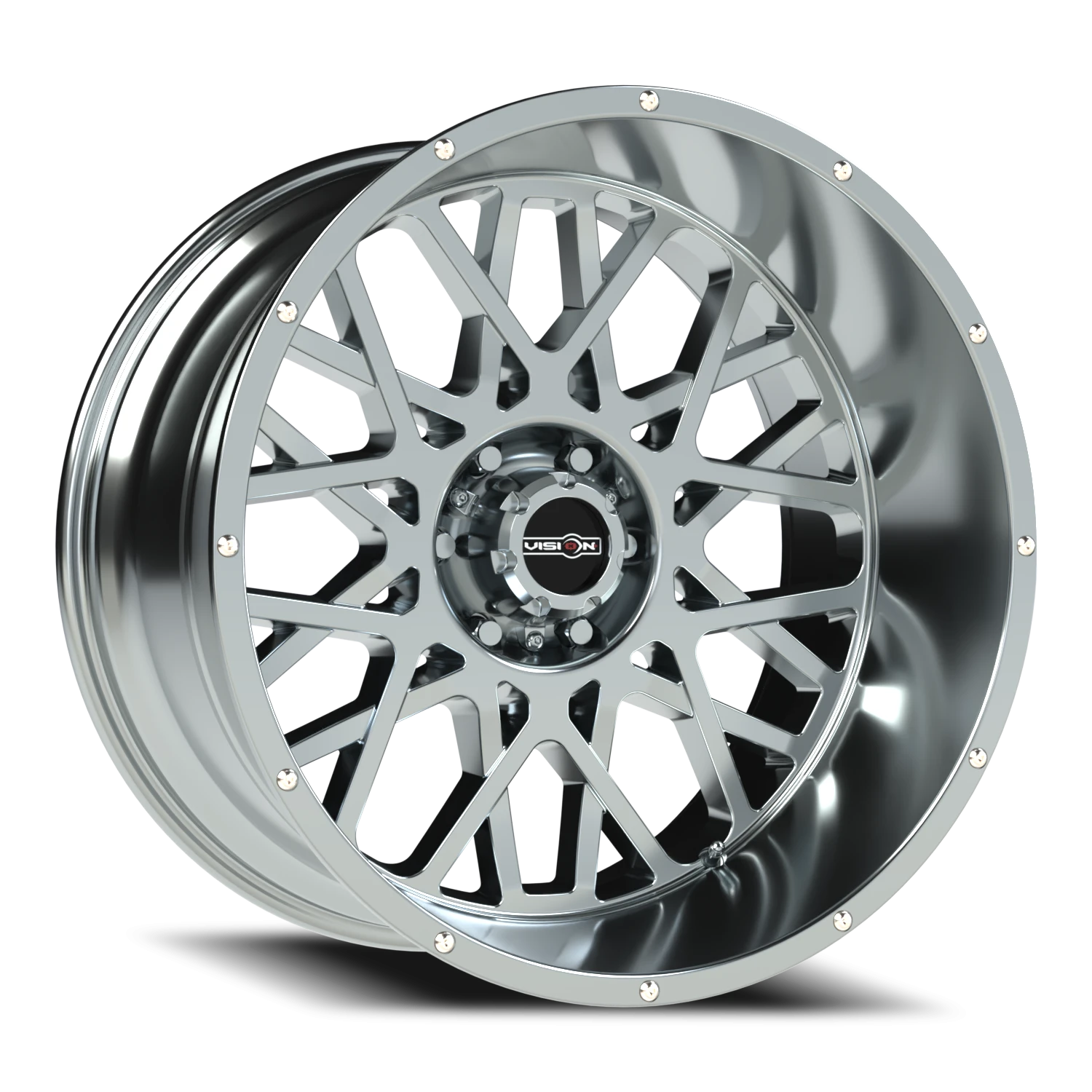 Vision Rocker 22x10 6x135 -19mm Chrome : 412-22036C-19