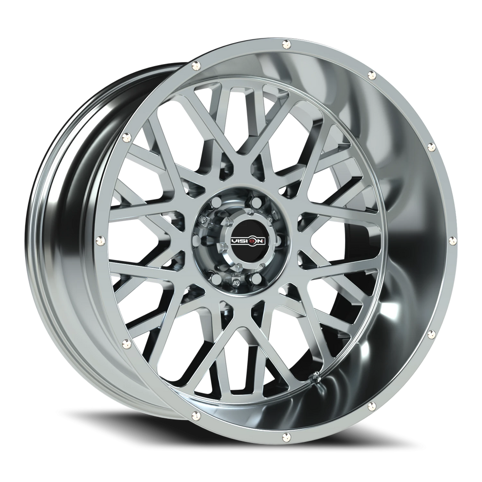 Vision Rocker 22x10 6x135 -19mm Chrome : 412-22036C-19
